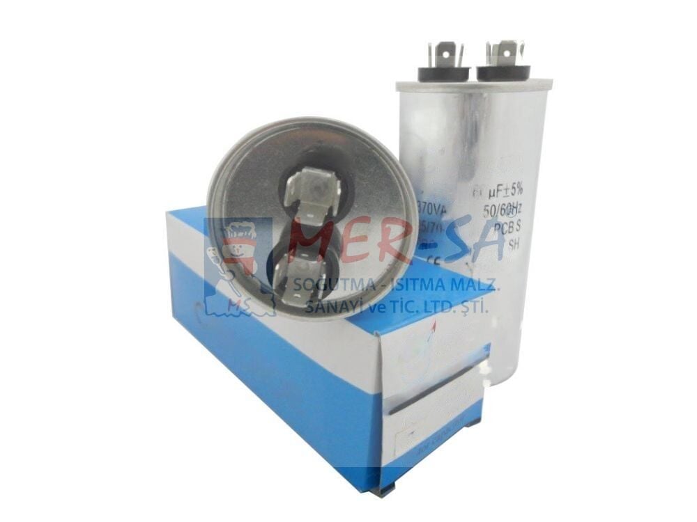 Kondansatör Metal 50UF 4+4 370V