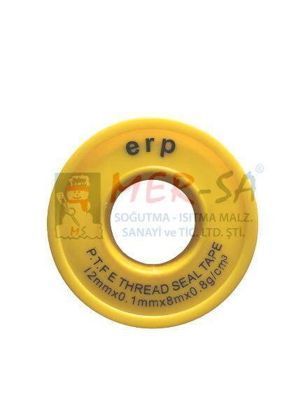 Teflon Bant Doğalgaz 12mm*0,1mm*8m*0,8g/cm3