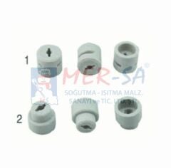 Cam Başlık Porseleni Düz 10 mm