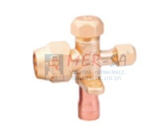 Sanhua SSV-14008 1/2 Servis Vanası R22 Servis Portu 5/16