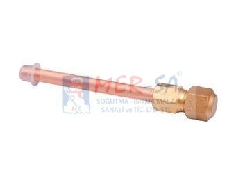 TCJ-2GSXZ-3 Borulu Sibop 1/4'' 404A Servis Port 1/4