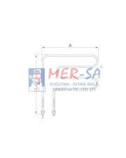 Benmari Rezistansı ML Tipi 220V 8,5Q CR-Nİ 2850 W 60*37cm