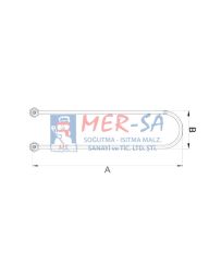 U Tipi 70 cm Kıvrık Benmari Rezistansı 2500W