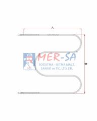 Fırın Rezistansı 1000W 44,6 cm