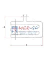 Barbekü Izgara Rezistansı 2300W 24,8 cm
