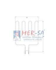 Sauna Rezistansı 2500W 33cm