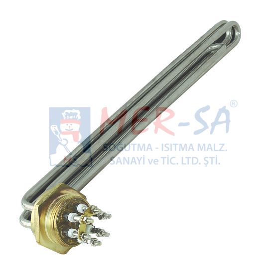 Endüstriyel Bulaşık Makinesi Rezistansı 5500W 220V 8,5 Ø Cr-Ni