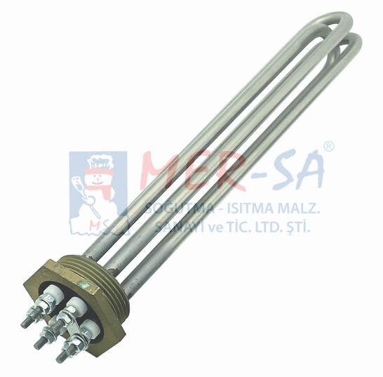 2 '' Kafalı Isıtıcı 220-380V 8,5 Ø Cr-Ni 3000 W 30CM