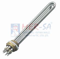 1,5 '' Kafalı Isıtıcı 220-380V 8,5 Q CR-Nİ 10000 W 37.5CM