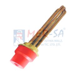 2 '' Kafalı Isıtıcı 220-380V 8,5 Q BAKIR 4500 W 30CM