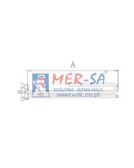 Güneş Enerjisi Rezistansı Kıvrık 3000W 30cm