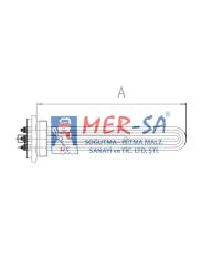 Kazan Rezistansı İki Elemanlı 2*2250W 1,5'' 19cm
