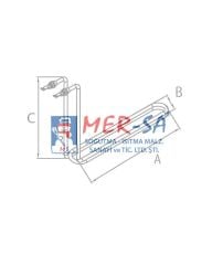 Fritöz Rezistansı Sanayi Tipi 1500W 29cm