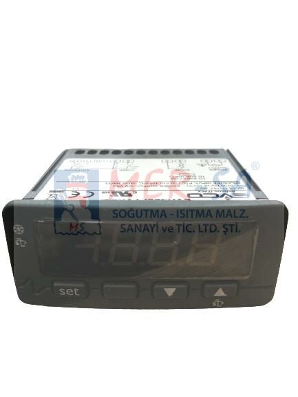Dijital Termostat Evco EVK422P7VXBS Tek Sensör (PTC)