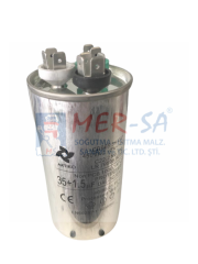 Kondansatör Split Klima 35 + 1,5 uF 4+4+4 370 V