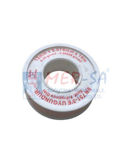 Teflon Bant 12mm*0,076mm*10m